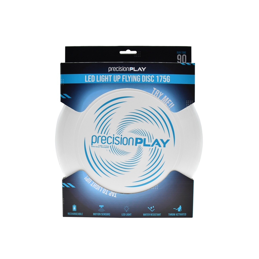 PrecisionPLAY LED Light up Flying Disc