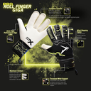 Precision Junior Fusion X Pro Roll Finger Giga GK Gloves