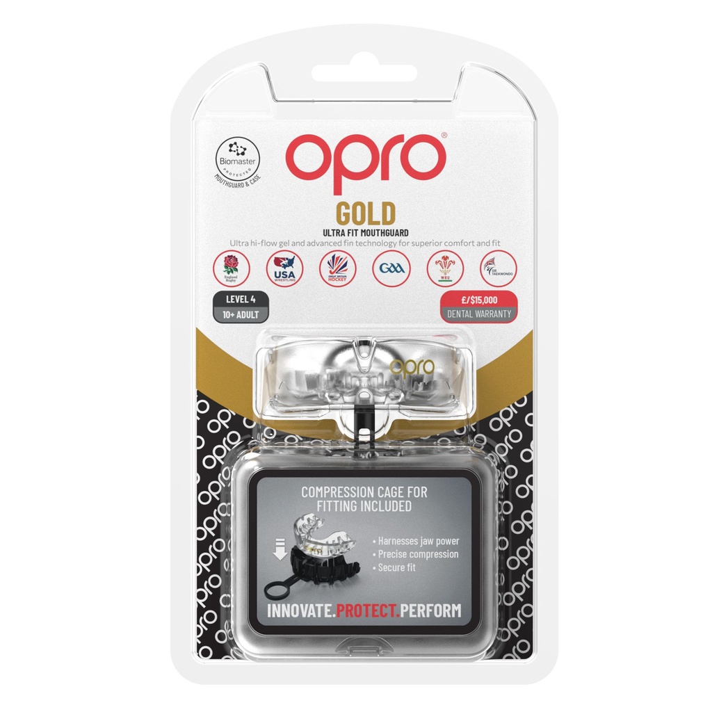 OPRO Self-Fit GEN5 Gold Mouthguard