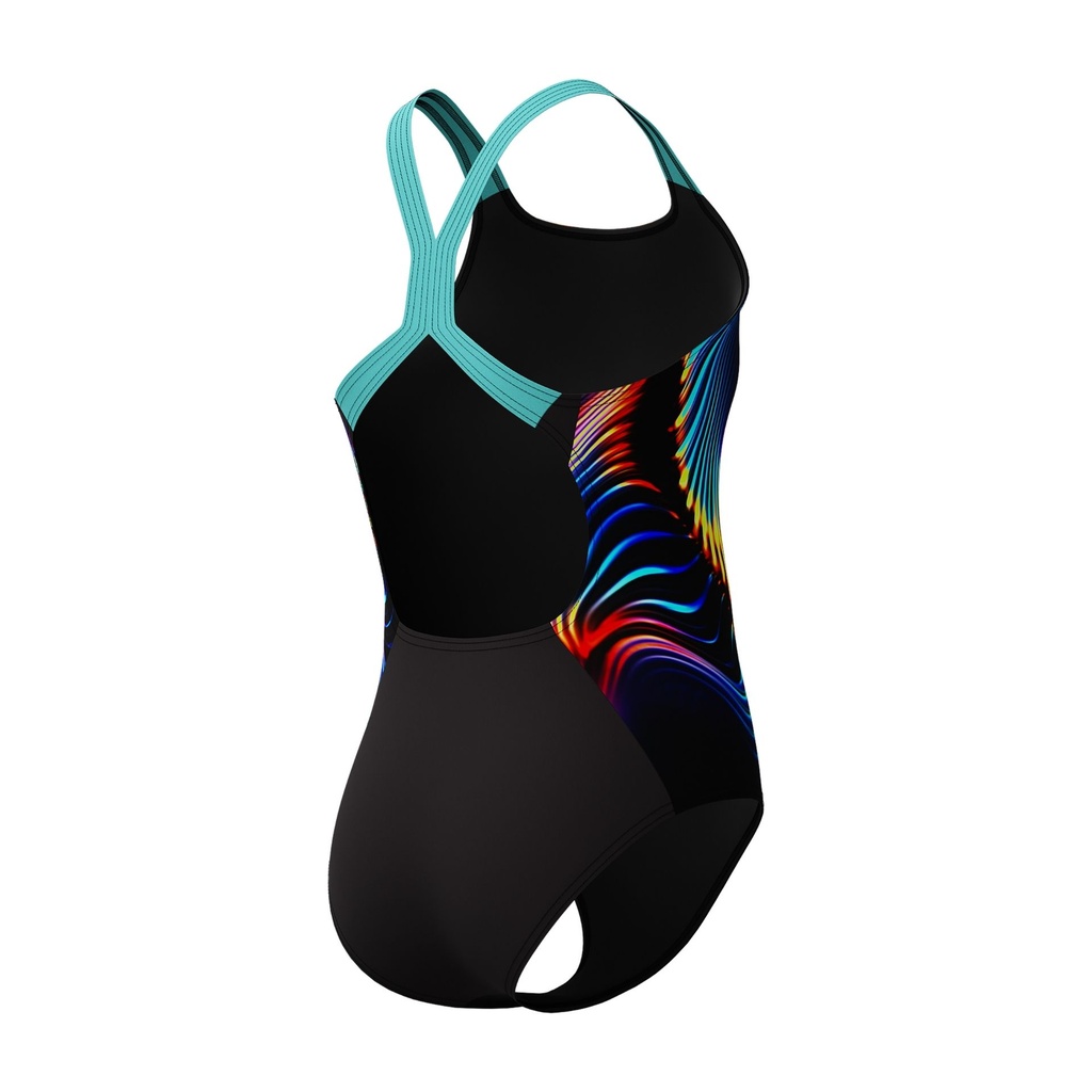 Speedo Digital Placement Splashback Junior Swimsuit