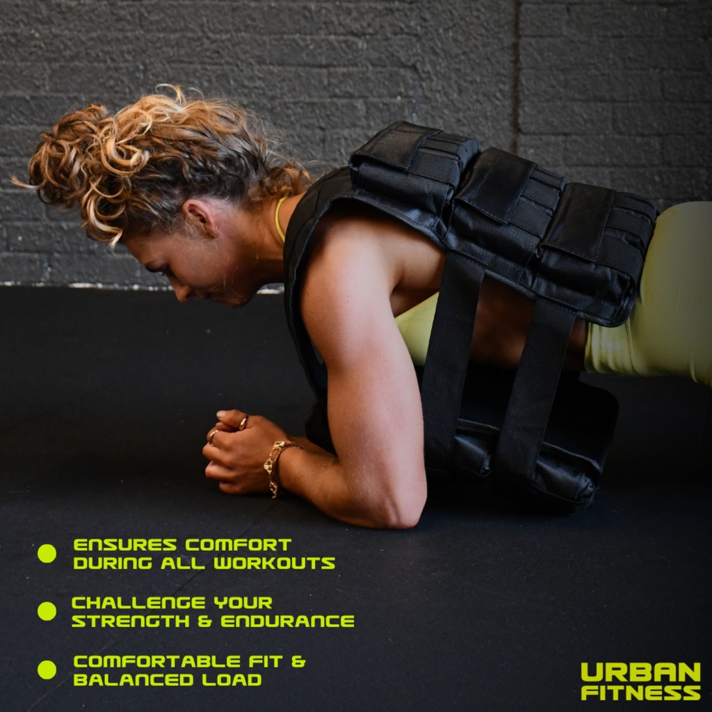 Urban Fitness Adjustable Weighted Vest