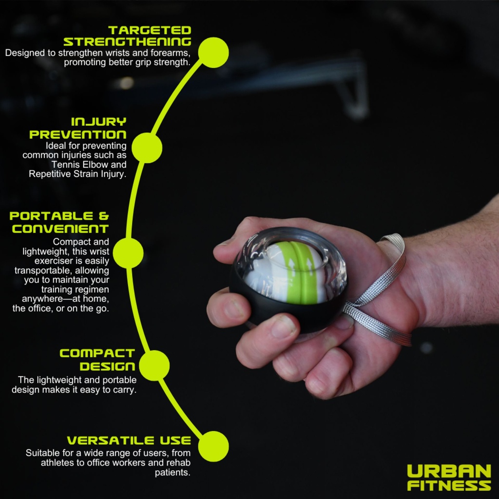 Urban Fitness Wrist Exerciser Ball