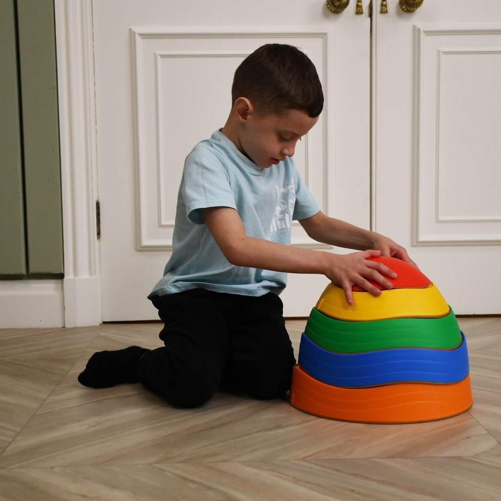 Toyfinity Sensory Stepping Stones 5 Piece Set