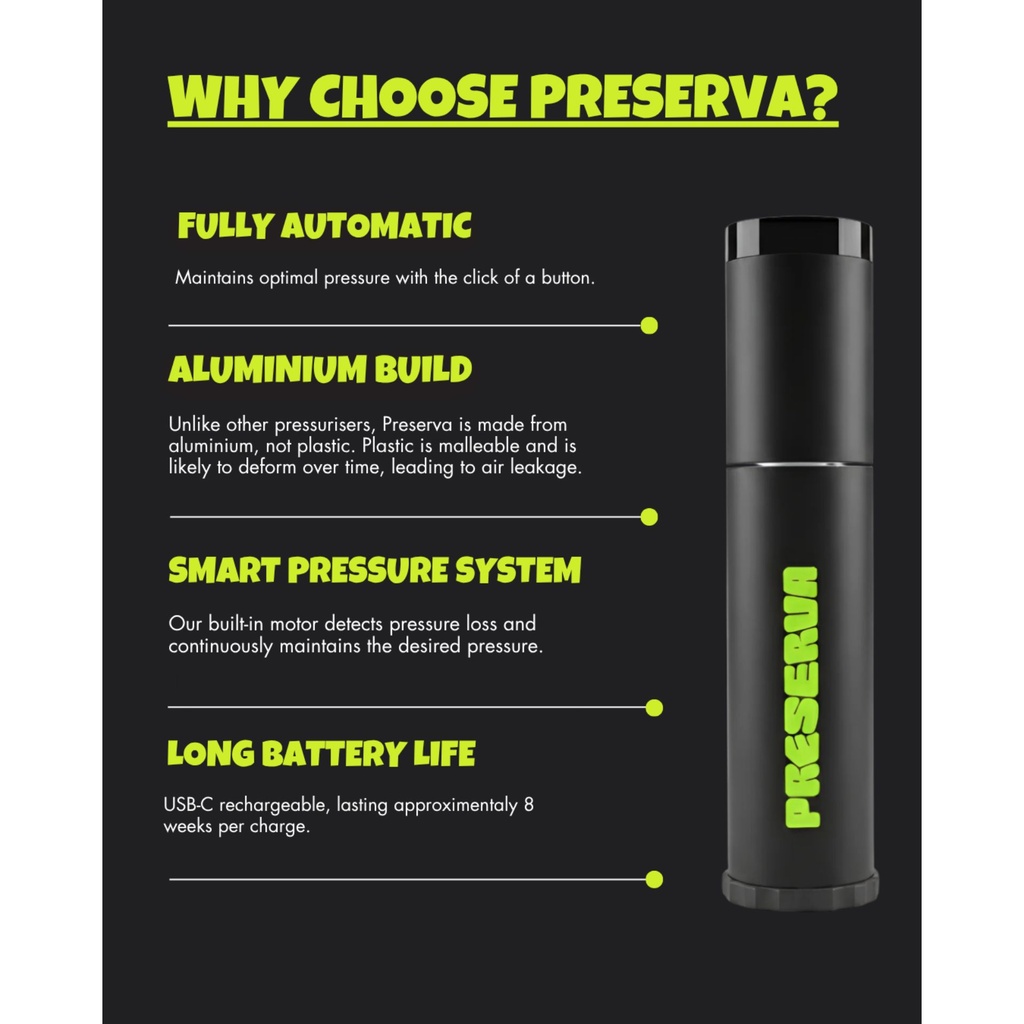 Preserva Tennis/Padel Pressuriser