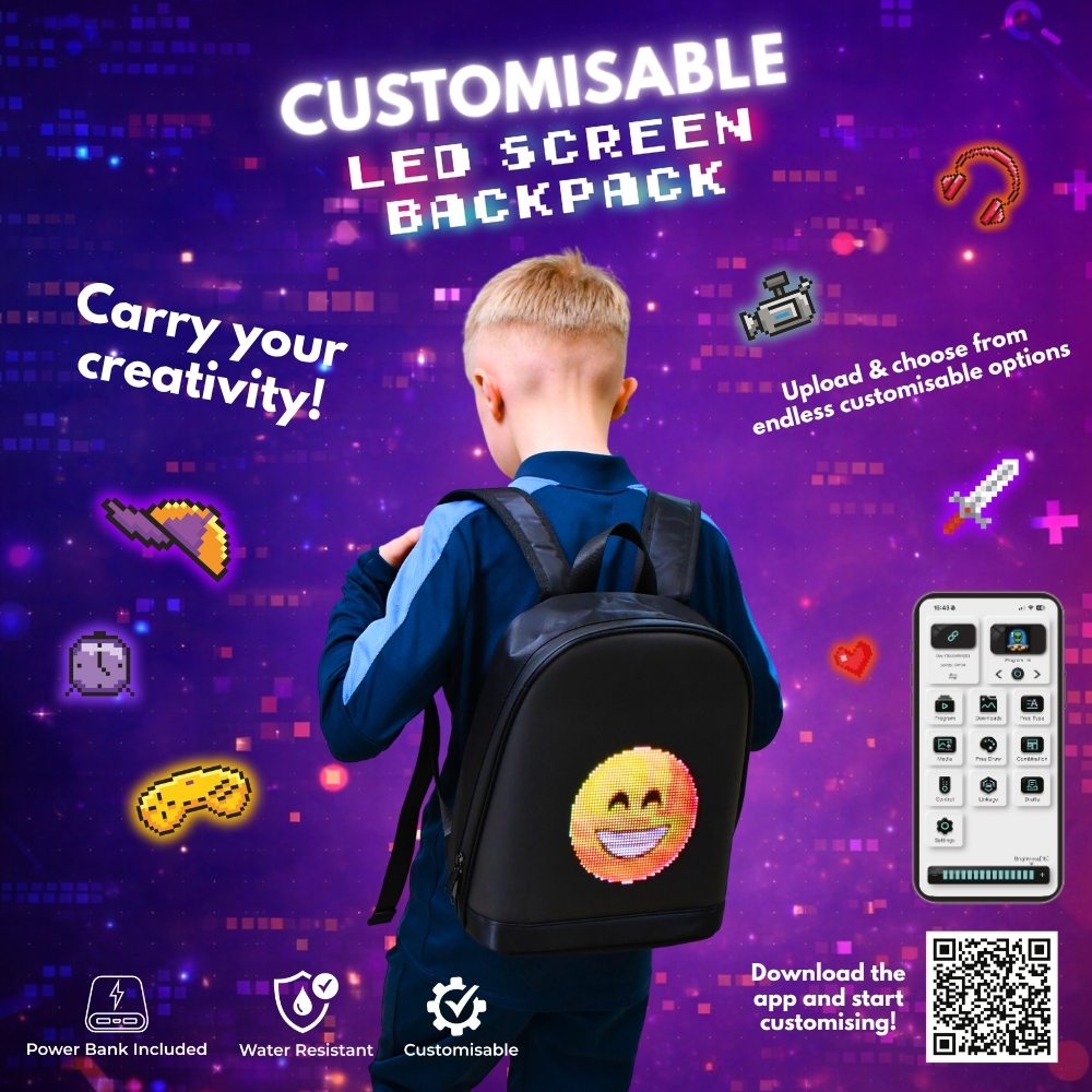 Toyfinity LED Screen Backpack