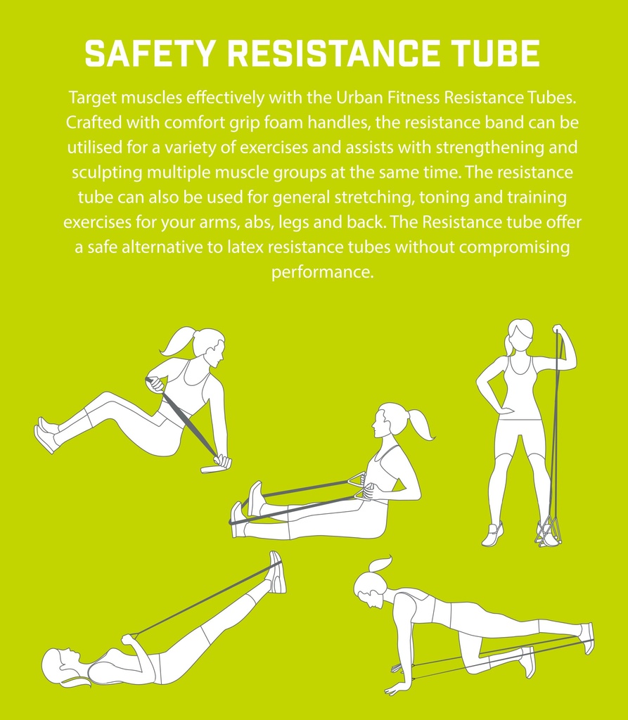 Urban Fitness Safety Resistance Tube