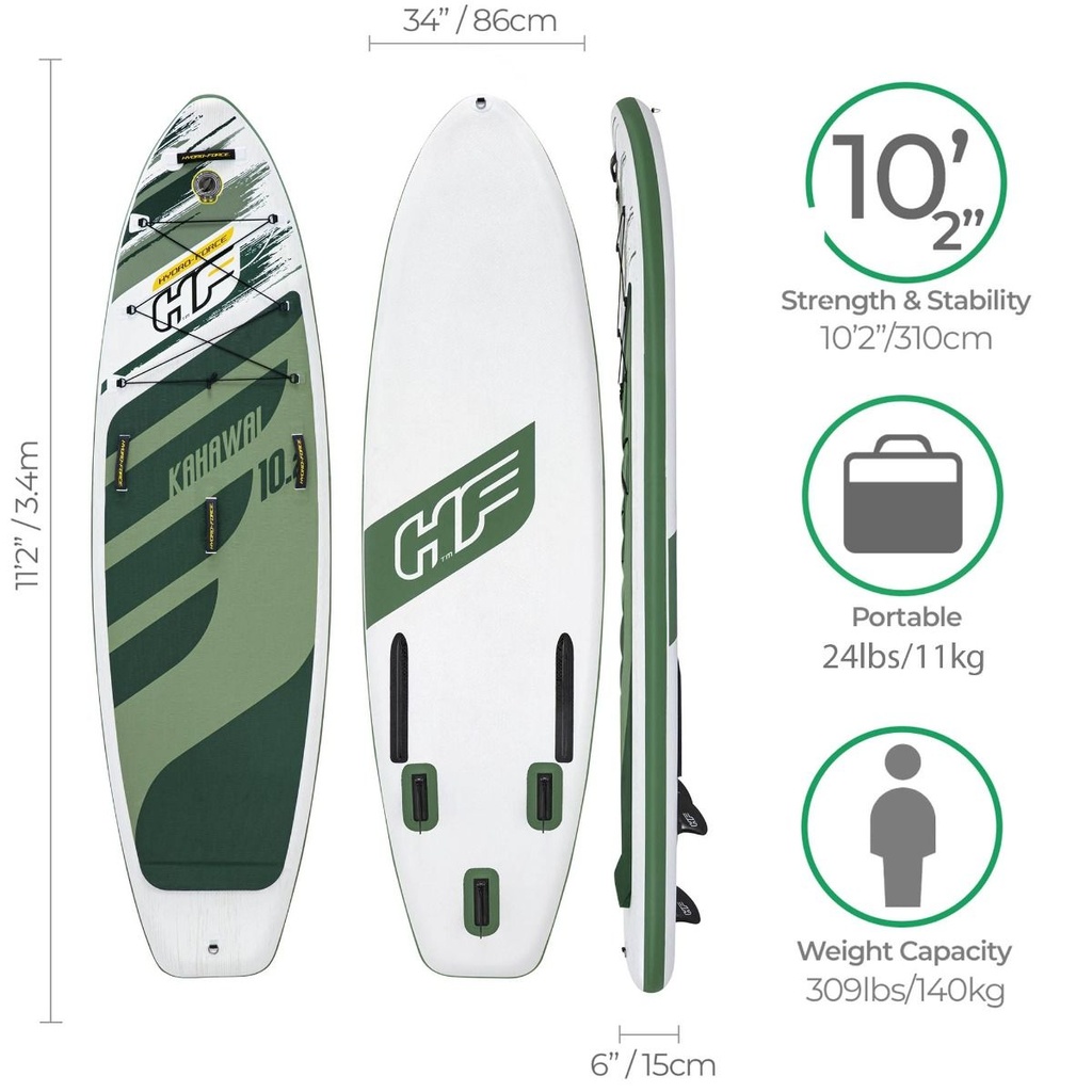 Hydro‑Force Kahawai 10ft 2" SUP Set