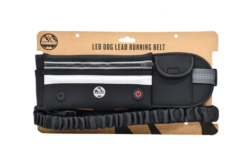 Six Peaks LED Dog Lead Running Belt