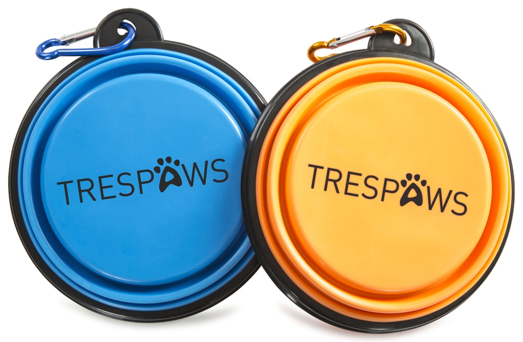 Trespaws Sippy Collapsible Dog Bowl