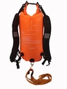 Zone3 2 LED Light Backpack Swim Safety Buoy/Dry Bag (28L)