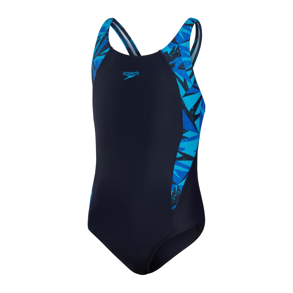 Speedo Endurance Hyper Boom Splice Muscleback Swimsuit Teen