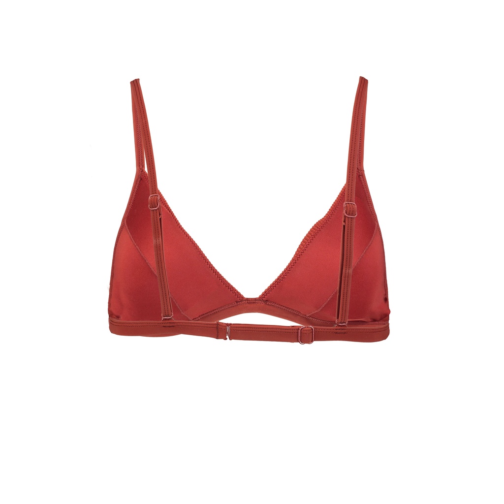 Puma Ribbed Triangle Bikini Top