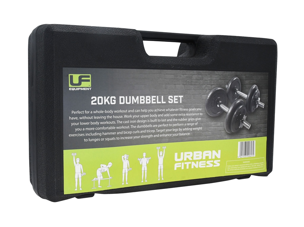 Urban Fitness 20Kg Dumbbell Set