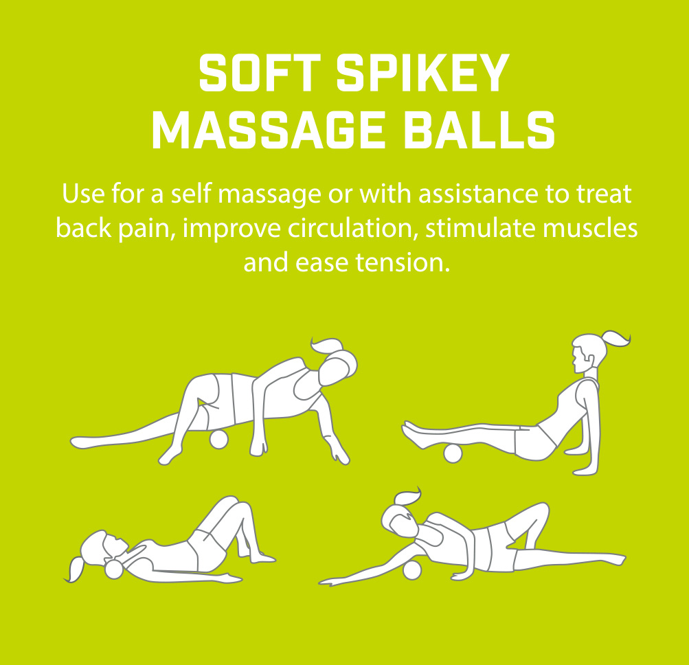 Urban Fitness Soft Spikey Massage Balls