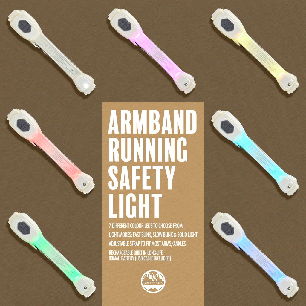 Six Peaks LED Armband Running Safety Light