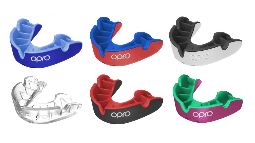 OPRO Silver Self-Fit Mouthguard