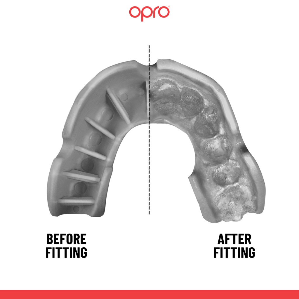 OPRO Silver Self-Fit Mouthguard