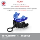 OPRO Silver Self-Fit Mouthguard