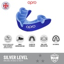 OPRO Silver Self-Fit Mouthguard