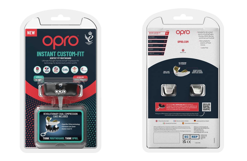 OPRO Instant Custom Self Fit Mouthguard