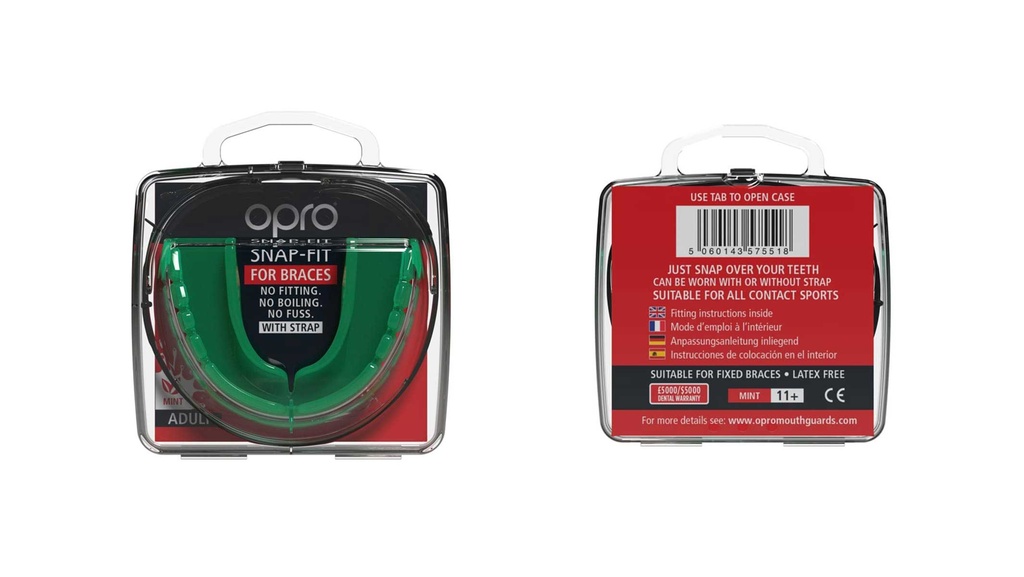 OPRO Snap-Fit Braces Mouthguard