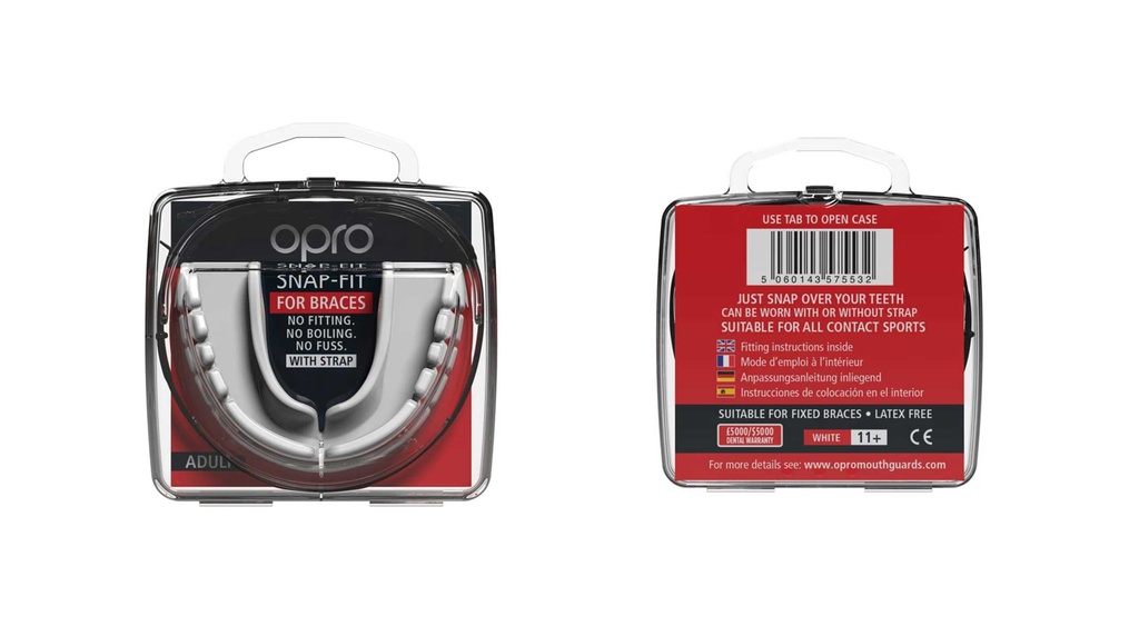 OPRO Snap-Fit Braces Mouthguard