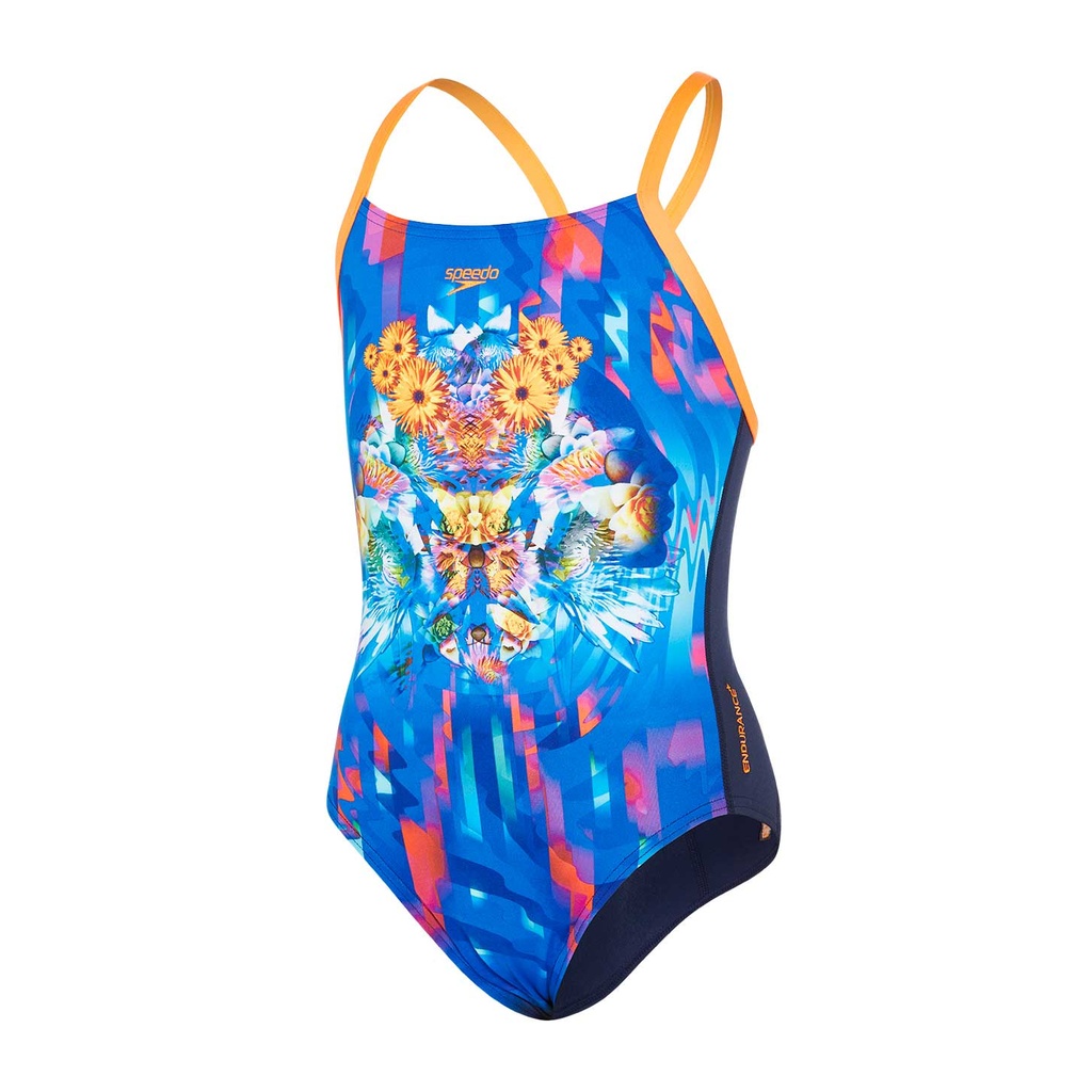 Speedo Dreamscape Fusion Placement Crossback Swimsuit Junior
