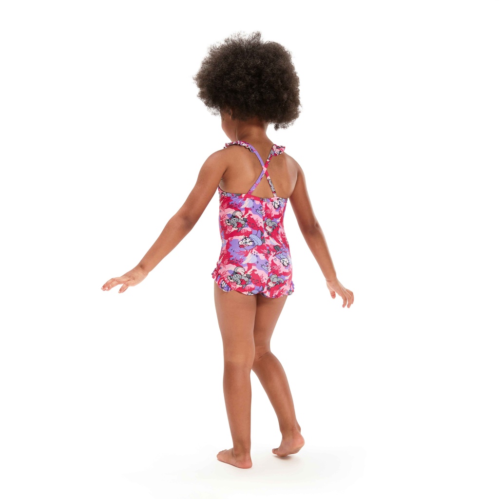 Speedo LTS Printed Frill Thinstrap Infants Swimsuit