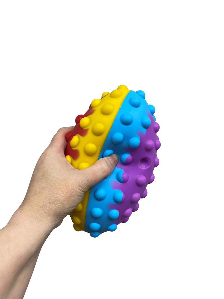 Sensory Toys Rugby Shaped Pop it Ball