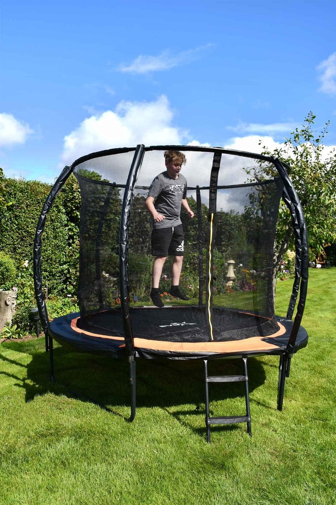 Evo-X Trampoline With Safety Zip Netted Enclosure