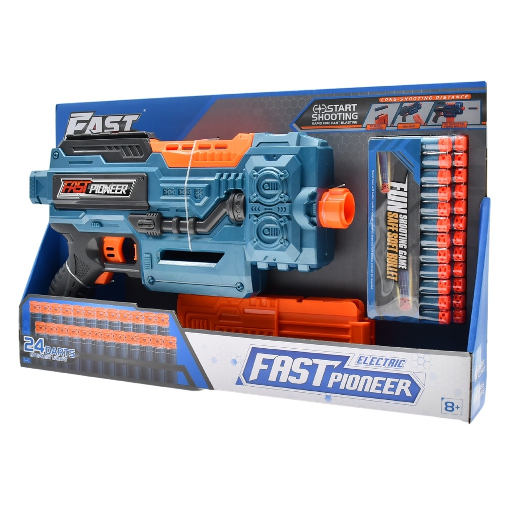 Fast Pioneer Electric Magazine Soft Bullet Toy Gun