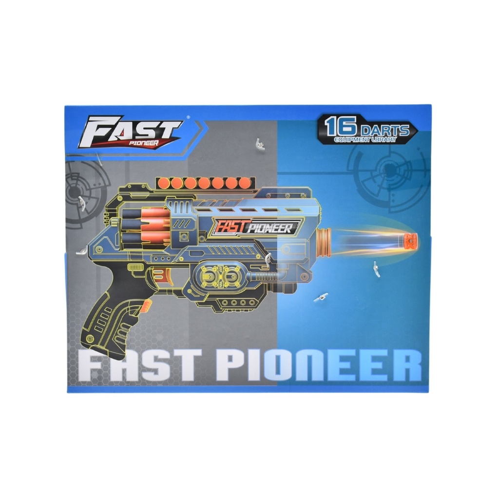 Fast Pioneer Electric Rotator Soft Bullet Toy Gun