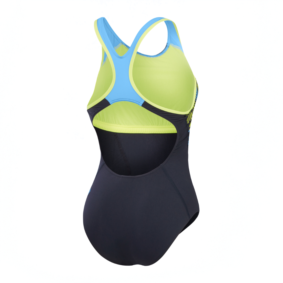 Speedo Placement Laneback Swimsuit