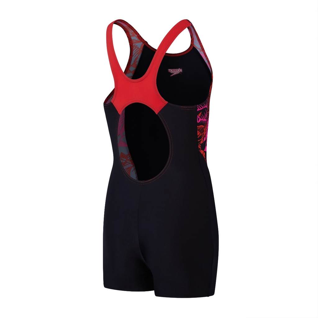 Speedo Printed Panel Junior Legsuit