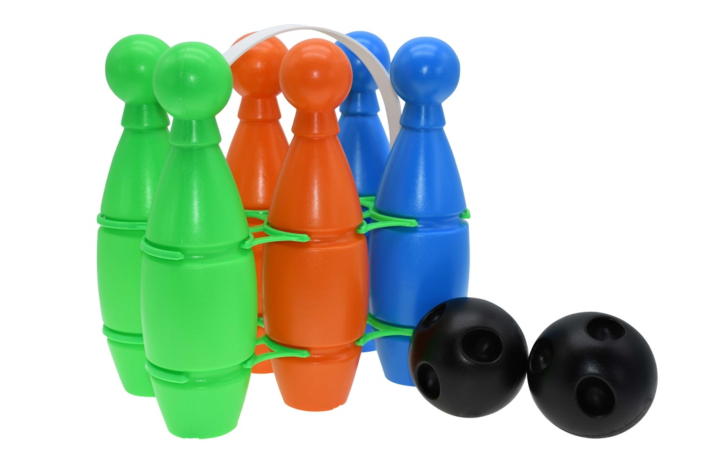 Multi-colour Plastic Bowling Set