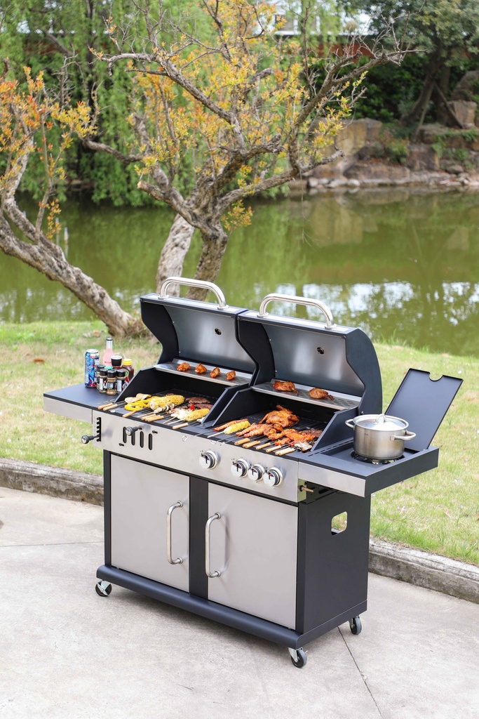 SAC Combi Gas/Charcoal BBQ & Accessories