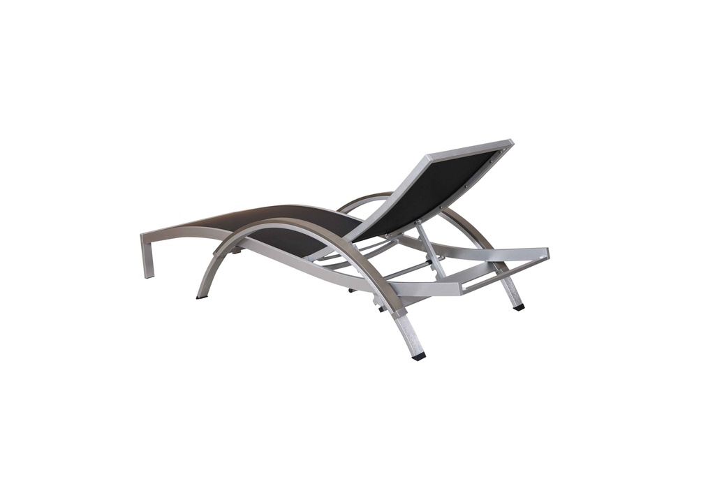 SAC Deluxe Brushed Nickel Sun Lounger