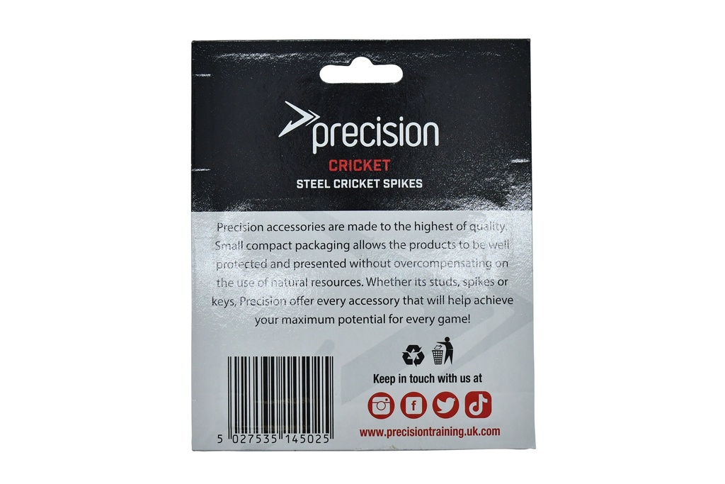 Precision Steel Cricket Spikes (Single)