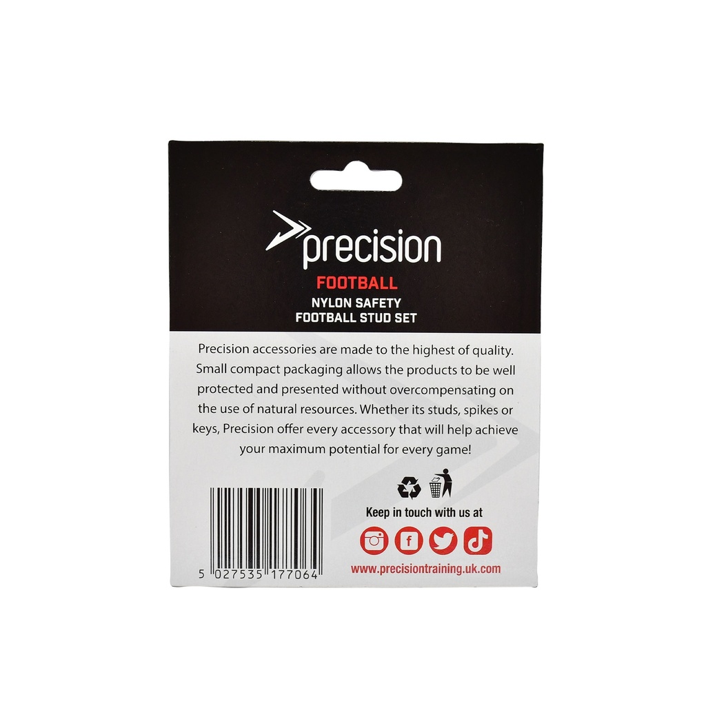 Precision Nylon Safety Football Studs Sets (Single)