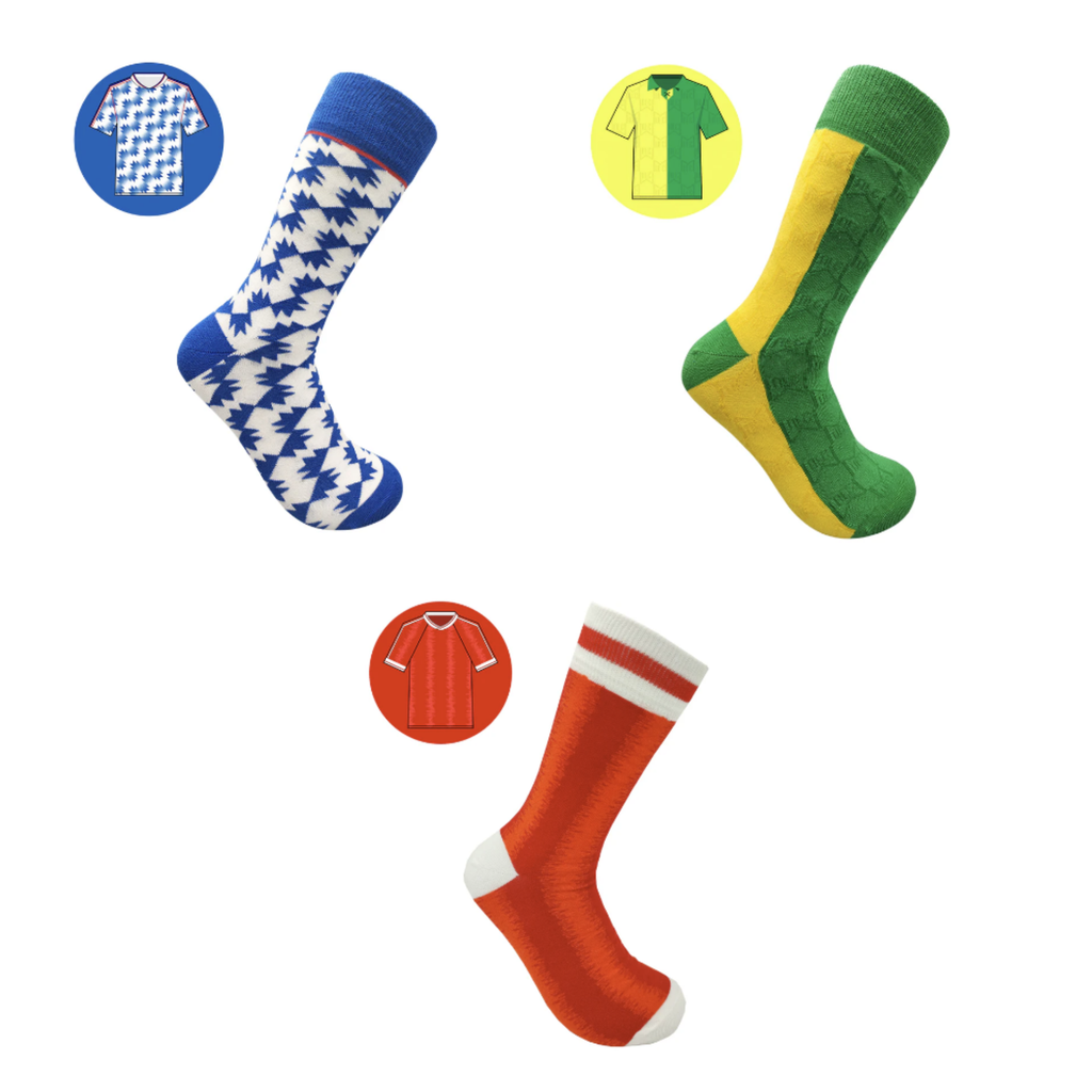 SicSock Retro Shirt Socks Gift Box