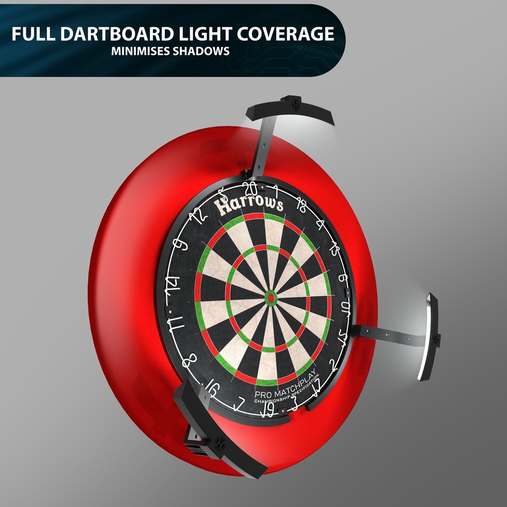 Harrows Trilight – Ultra Bright LED Dartboard Lighting System