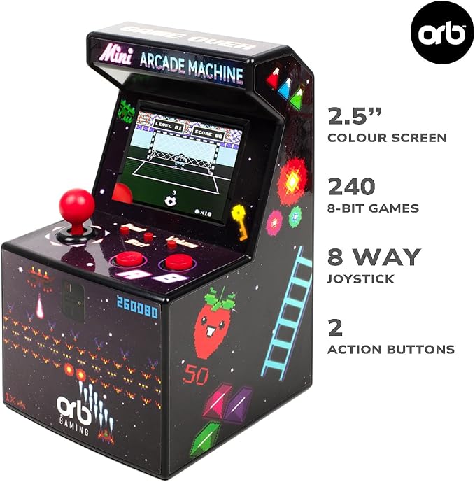 Retro Mini Arcade Machine (240-in-1 Games)