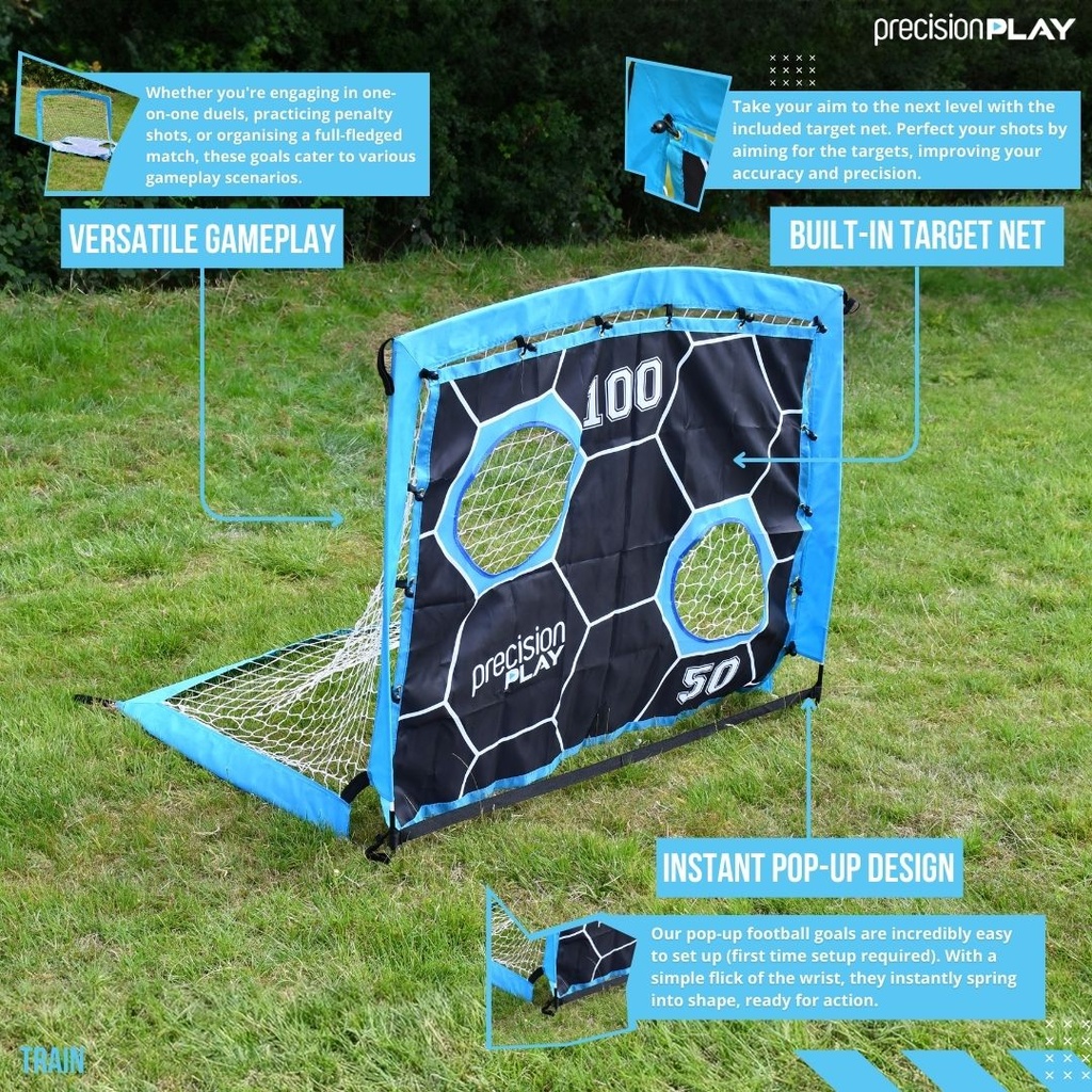 PrecisionPLAY 2in1 Pop-up Target Goal