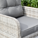 SAC LUX Alloy & PE Rattan 5 piece Patio Set