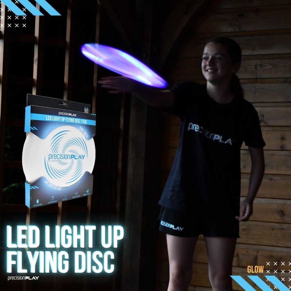 PrecisionPLAY LED Light up Flying Disc