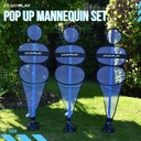 PrecisionPLAY "Pop Up" Mannequin Set (Set of 3)