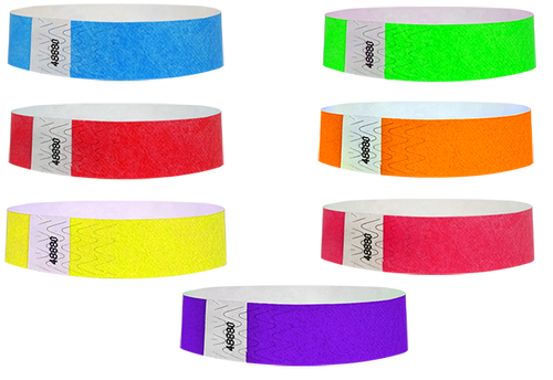 25mm Tyvek Wristbands (Pack of 1000)