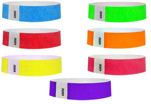 25mm Tyvek Wristbands (Pack of 1000)