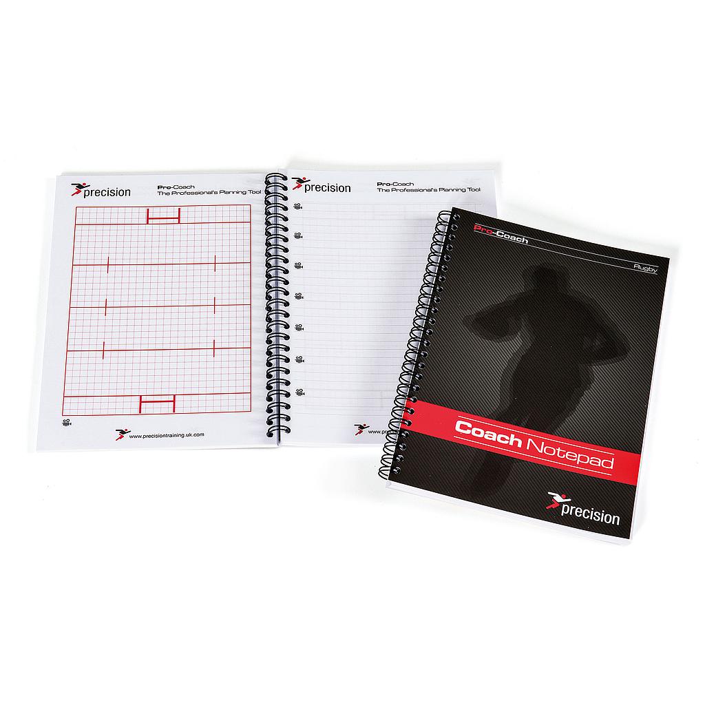 Precision A5 Rugby Union Pro-Coach Notepad (Pack 6)