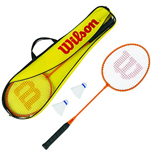 Wilson Badminton 2 Player Gear Set (Inc 2 Rackets and 2 Shuttles)